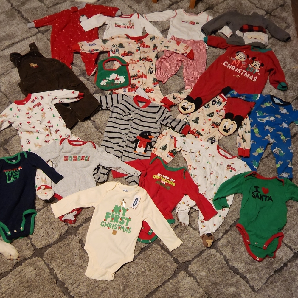 Christmas baby clothes 6-9 months